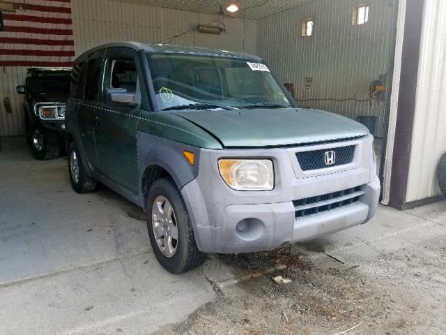 5J6YH28563L005191 - 2003 HONDA ELEMENT EX GREEN photo 1