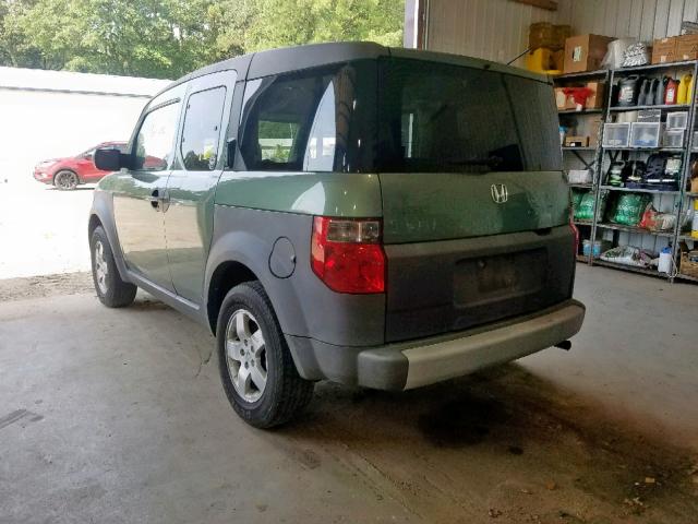 5J6YH28563L005191 - 2003 HONDA ELEMENT EX GREEN photo 3