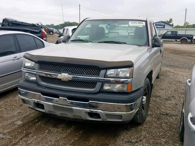 1GCEC14X15Z256659 - 2005 CHEVROLET SILVERADO SILVER photo 2