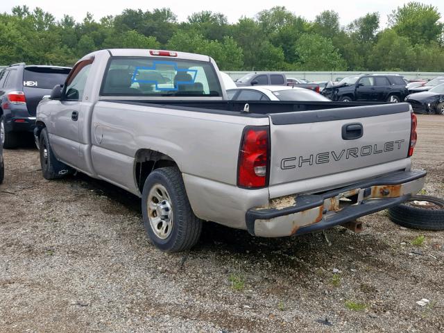 1GCEC14X15Z256659 - 2005 CHEVROLET SILVERADO SILVER photo 3