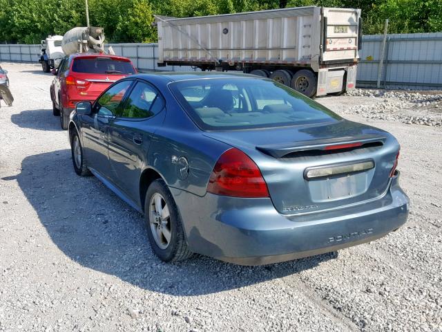 2G2WP552861160061 - 2006 PONTIAC GRAND PRIX BLUE photo 3