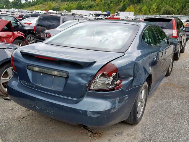 2G2WP552861160061 - 2006 PONTIAC GRAND PRIX BLUE photo 4