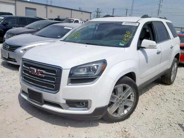 1GKKRSKD0HJ238077 - 2017 GMC ACADIA LIM WHITE photo 2