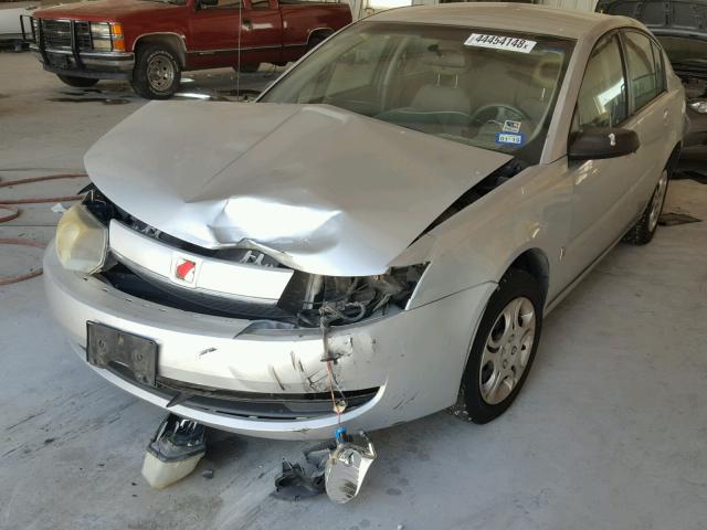 1G8AJ52F64Z176756 - 2004 SATURN ION LEVEL SILVER photo 2