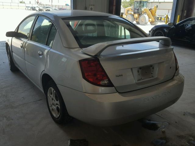 1G8AJ52F64Z176756 - 2004 SATURN ION LEVEL SILVER photo 3