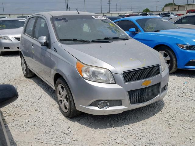 KL1TG6DE2BB171672 - 2011 CHEVROLET AVEO LT SILVER photo 1