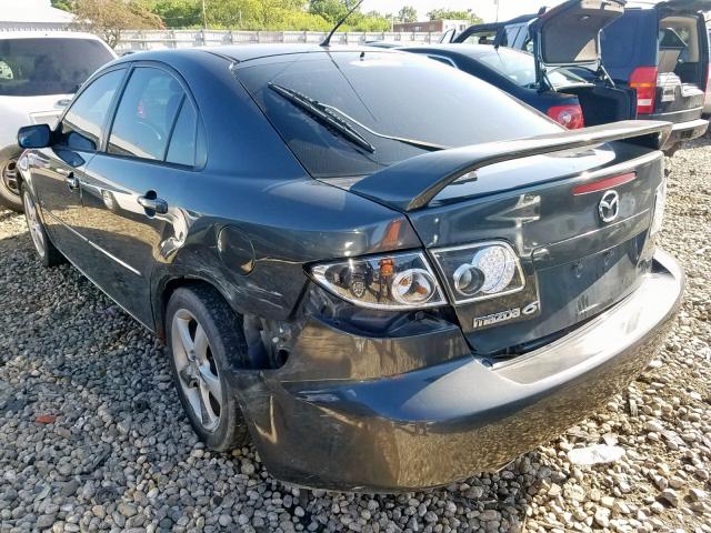 1YVHP84D555M14678 - 2005 MAZDA 6 S GRAY photo 3