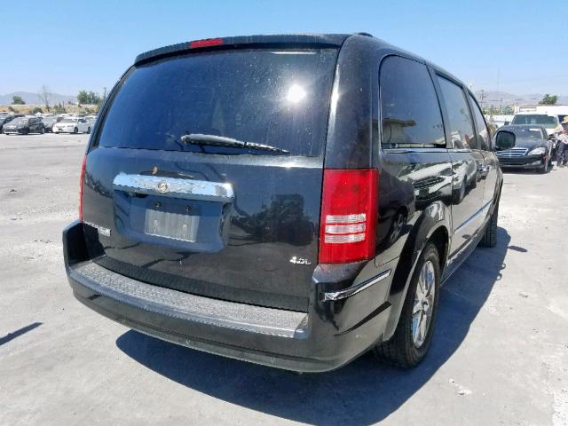 2A8HR64X78R646603 - 2008 CHRYSLER TOWN & COU BLACK photo 4