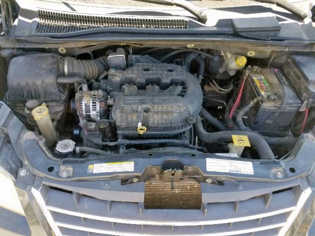 2A8HR64X78R646603 - 2008 CHRYSLER TOWN & COU BLACK photo 7