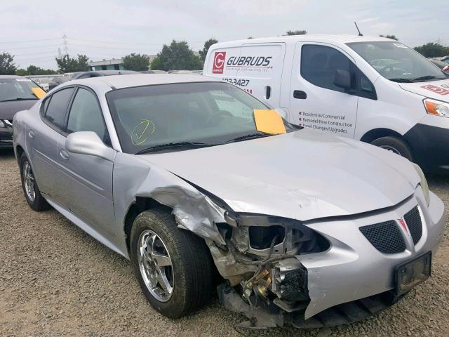 2G2WS522X41125702 - 2004 PONTIAC GRAND PRIX SILVER photo 1