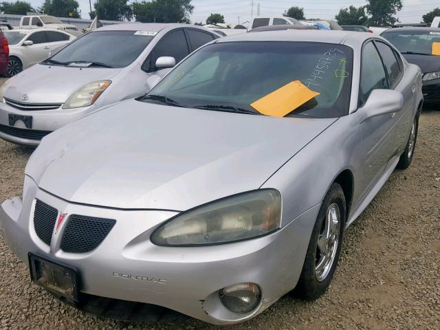 2G2WS522X41125702 - 2004 PONTIAC GRAND PRIX SILVER photo 2