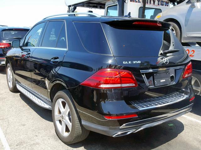 4JGDA5JB2HA959235 - 2017 MERCEDES-BENZ GLE 350 BLACK photo 3