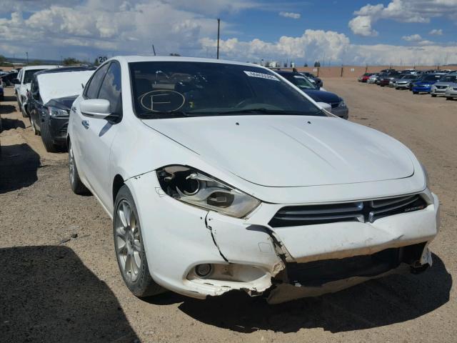 1C3CDFCA6DD324906 - 2013 DODGE DART LIMIT WHITE photo 1