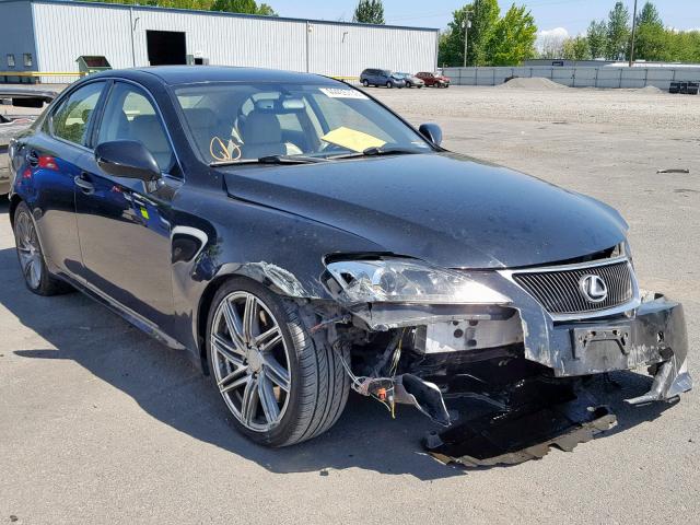 JTHBE262775016769 - 2007 LEXUS IS 350 BLACK photo 1