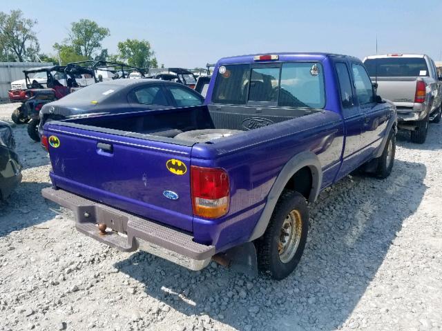 1FTCR15X9TPA67948 - 1996 FORD RANGER SUP PURPLE photo 4