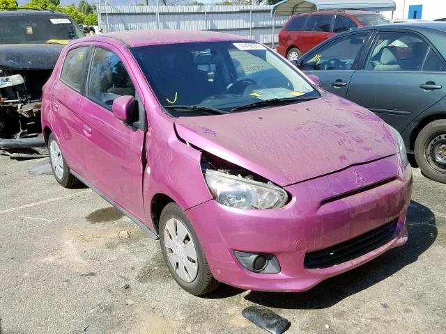 ML32A3HJ6FH041959 - 2015 MITSUBISHI MIRAGE DE PURPLE photo 1