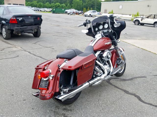 1HD1KB4159Y604363 - 2009 HARLEY-DAVIDSON FLHX BURGUNDY photo 4