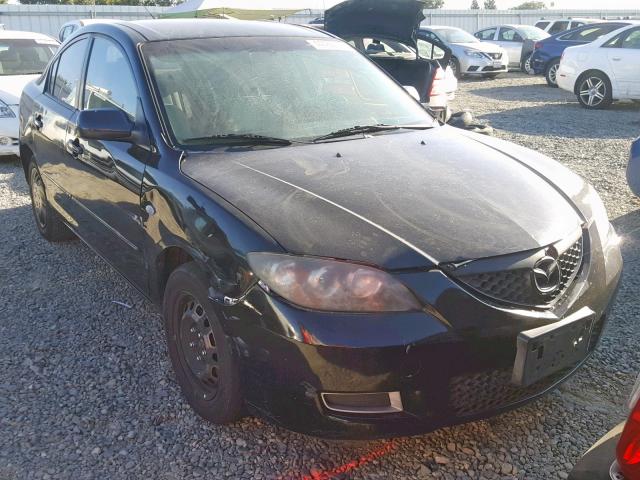 JM1BK12GX71655158 - 2007 MAZDA 3 I BLACK photo 1