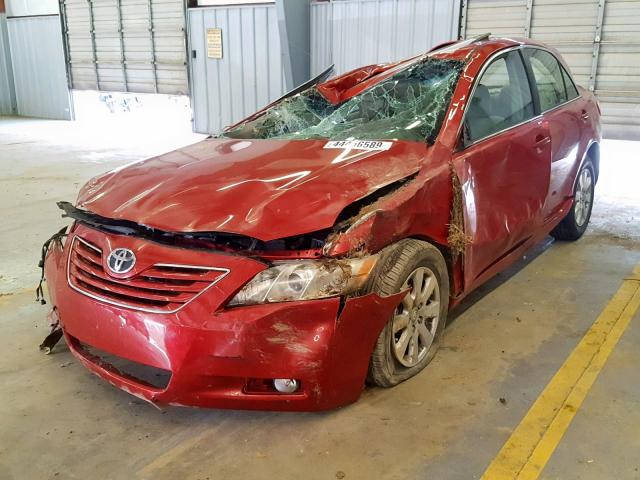 4T1BK46K67U053125 - 2007 TOYOTA CAMRY NEW RED photo 2