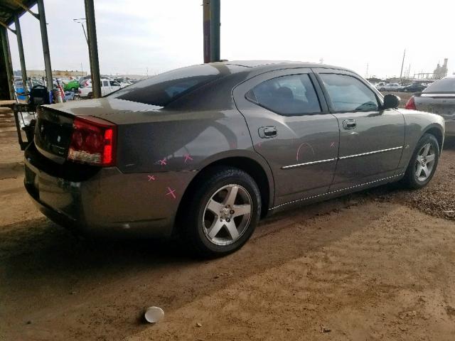 2B3CA3CV1AH236285 - 2010 DODGE CHARGER SX GRAY photo 4