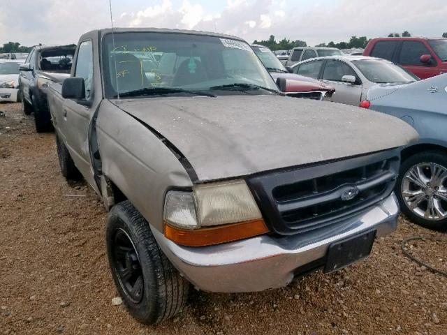 1FTYR10C8YTB22723 - 2000 FORD RANGER BEIGE photo 1