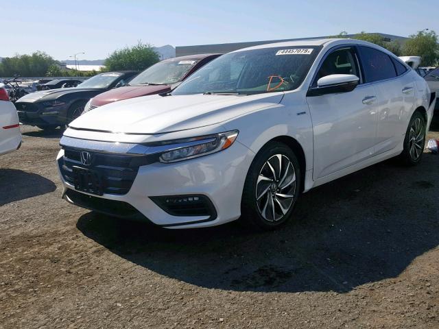 19XZE4F98KE012767 - 2019 HONDA INSIGHT TO WHITE photo 2