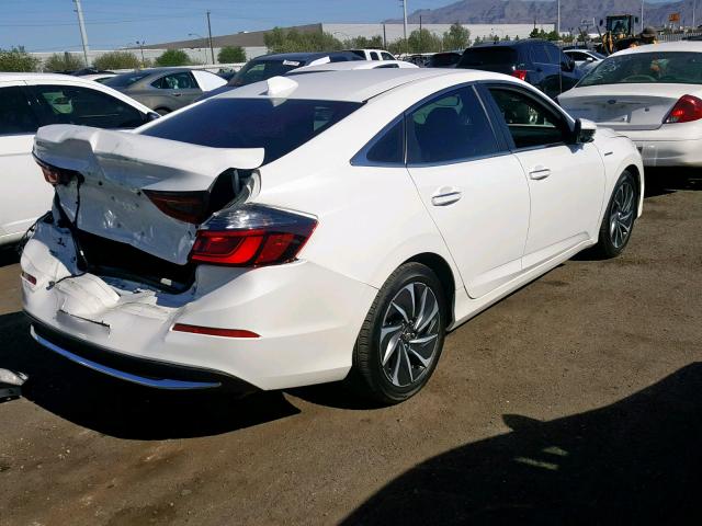 19XZE4F98KE012767 - 2019 HONDA INSIGHT TO WHITE photo 4