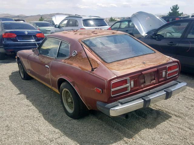 GHLS30031076 - 1976 DATSUN 280 ZX BURGUNDY photo 3