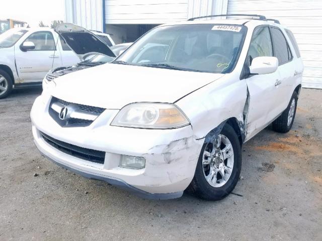 2HNYD18834H511978 - 2004 ACURA MDX TOURIN WHITE photo 2