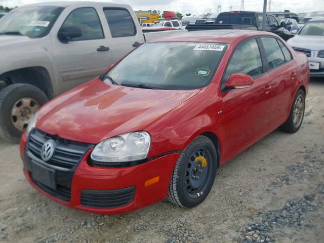 3VWRJ7AJ5AM043586 - 2010 VOLKSWAGEN JETTA WOLF RED photo 2