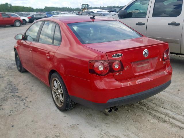 3VWRJ7AJ5AM043586 - 2010 VOLKSWAGEN JETTA WOLF RED photo 3