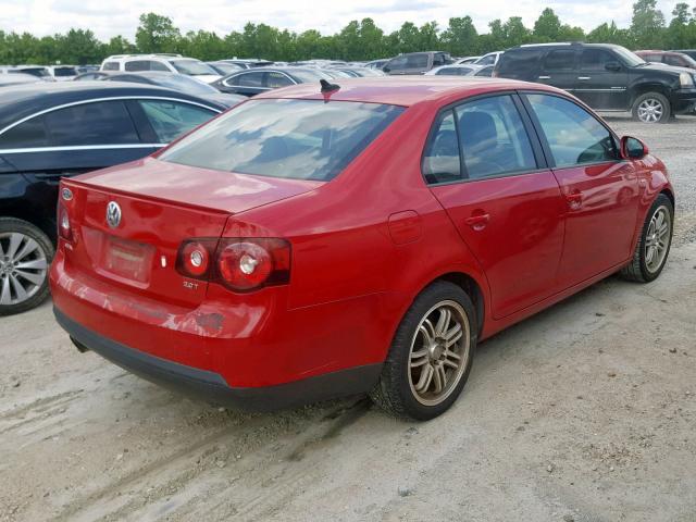 3VWRJ7AJ5AM043586 - 2010 VOLKSWAGEN JETTA WOLF RED photo 4