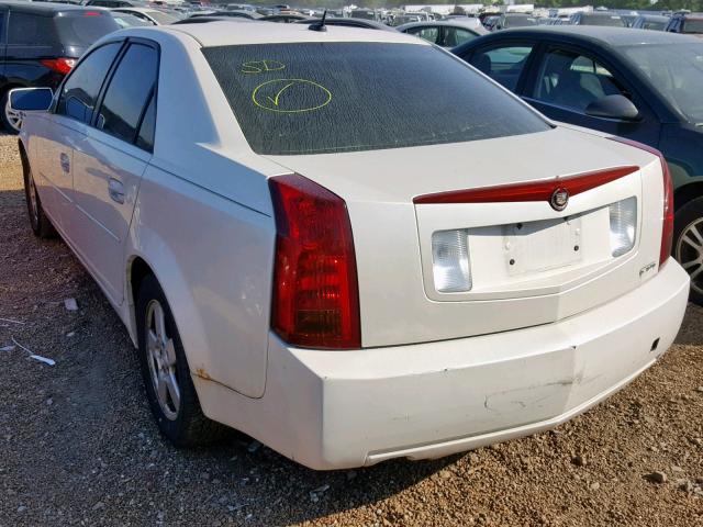 1G6DP567450136608 - 2005 CADILLAC CTS HI FEA WHITE photo 3