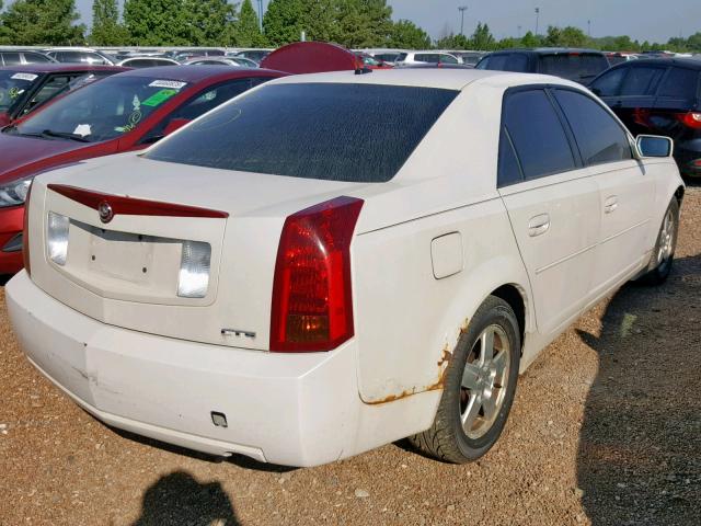 1G6DP567450136608 - 2005 CADILLAC CTS HI FEA WHITE photo 4