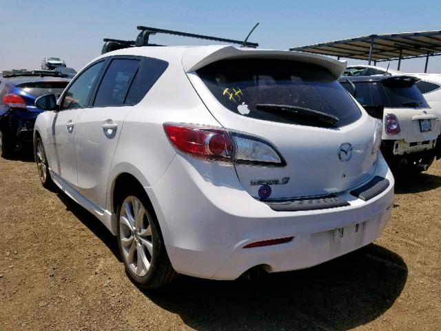 JM1BL1H61A1348643 - 2010 MAZDA 3 S WHITE photo 3