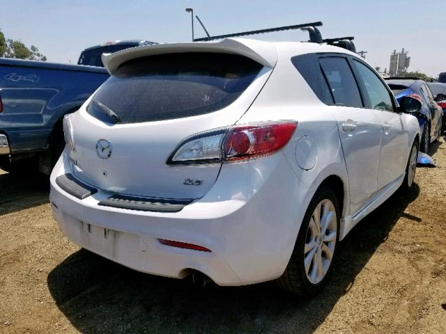 JM1BL1H61A1348643 - 2010 MAZDA 3 S WHITE photo 4