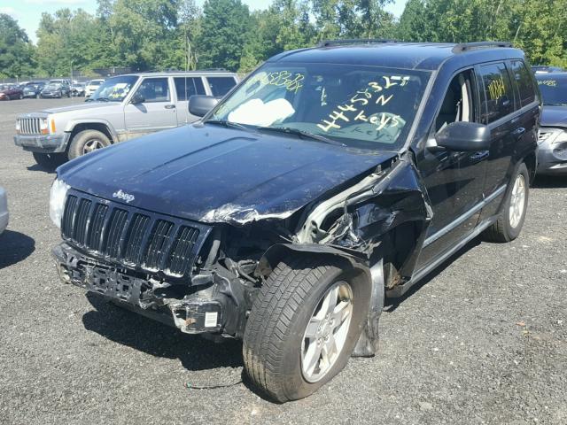 1J8GR48K67C568644 - 2007 JEEP GRAND CHER BLACK photo 2