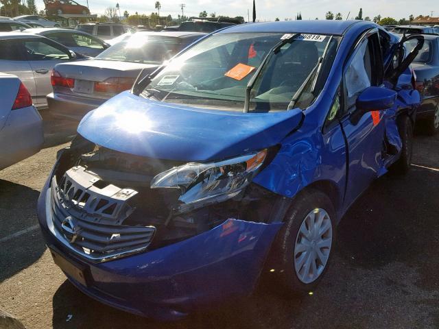 3N1CE2CP9GL407575 - 2016 NISSAN VERSA NOTE BLUE photo 2