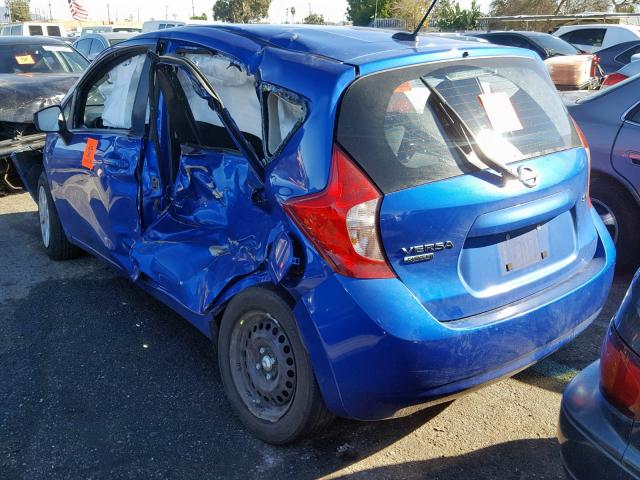 3N1CE2CP9GL407575 - 2016 NISSAN VERSA NOTE BLUE photo 3