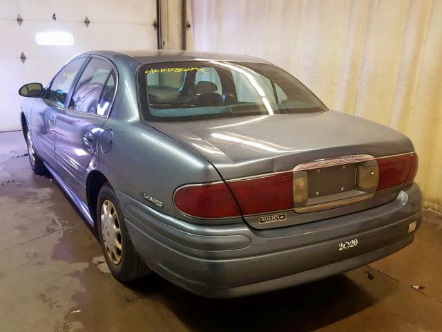 1G4HP54K514218514 - 2001 BUICK LESABRE CU BLUE photo 3