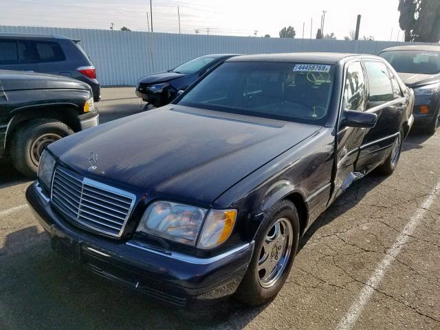 WDBGA57G9VA334278 - 1997 MERCEDES-BENZ S 600 BLUE photo 2