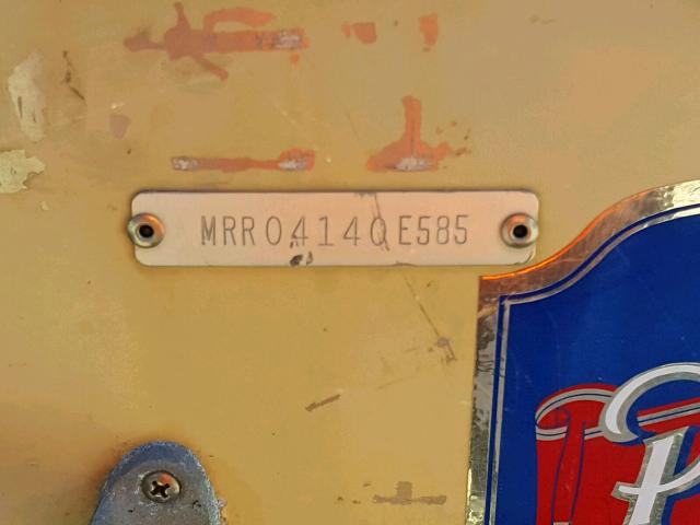 MRR04140E585 - 1985 MERCURY BOAT BROWN photo 10