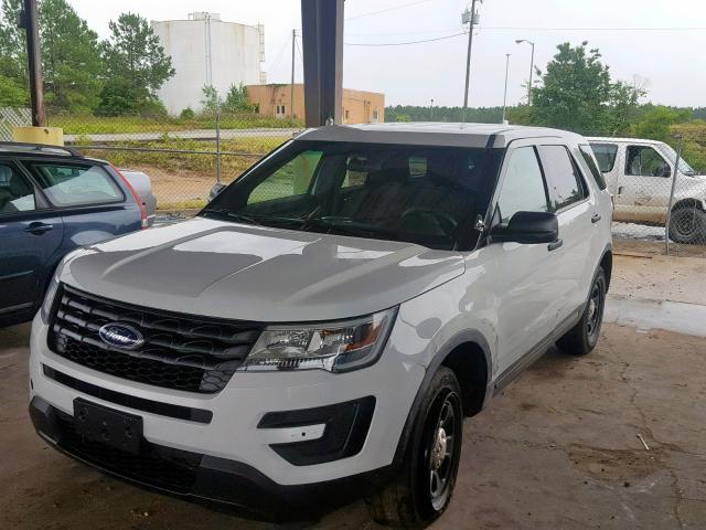 1FM5K8AR8GGB74178 - 2016 FORD EXPLORER P WHITE photo 2