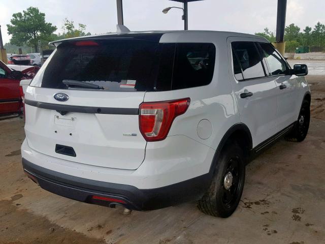 1FM5K8AR8GGB74178 - 2016 FORD EXPLORER P WHITE photo 4