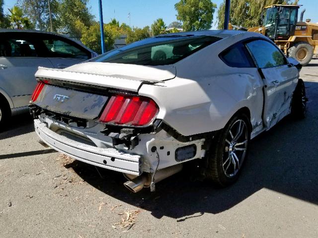 1FA6P8CF2H5323796 - 2017 FORD MUSTANG GT WHITE photo 4