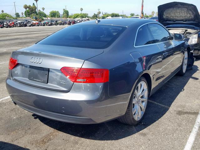 WAULFAFR6EA050956 - 2014 AUDI A5 PREMIUM GRAY photo 4