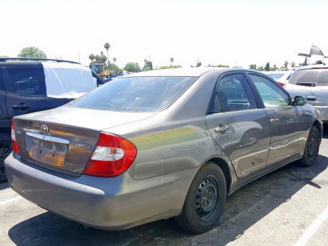 4T1BE32K23U760000 - 2003 TOYOTA CAMRY LE GRAY photo 4