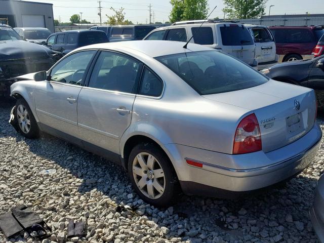 WVWRH63B03P286699 - 2003 VOLKSWAGEN PASSAT GLX SILVER photo 3