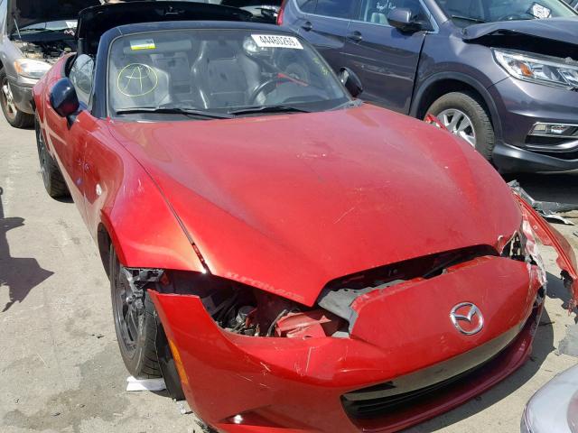 JM1NDAC77G0100664 - 2016 MAZDA MX-5 MIATA RED photo 1