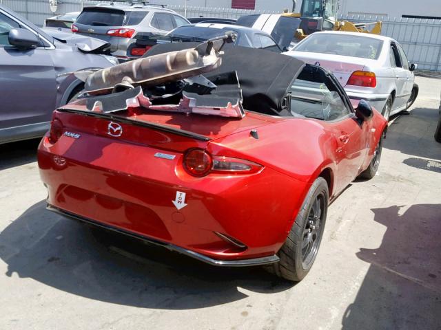 JM1NDAC77G0100664 - 2016 MAZDA MX-5 MIATA RED photo 4